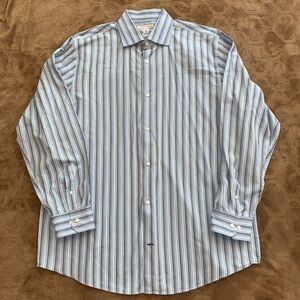 Banana Republic striped blue shirt, XL